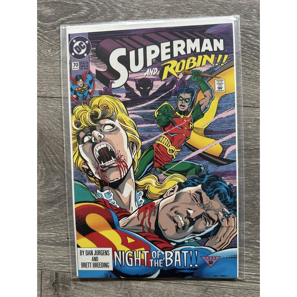 DC Superman And Robin Night Of The Bat! #70 Single Issue Comic 1992 Robin
